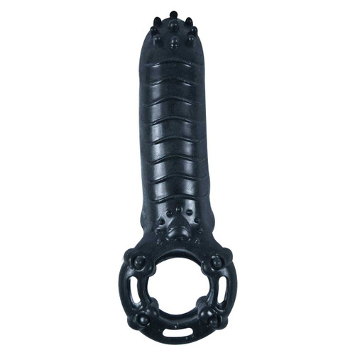 Nasstoys HerO Vibrating Love Ring and Clitoral Massager Black